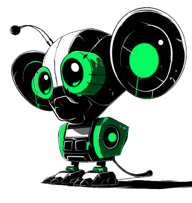 Website work mascot